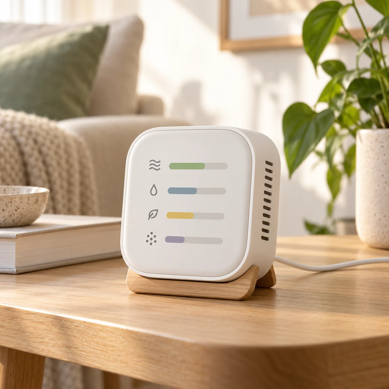 Smart indoor air quality monitor